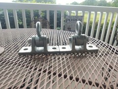 Heavy Duty Swing Hangers – One Pair Galvanized Steel Mounts for Wooden Beams