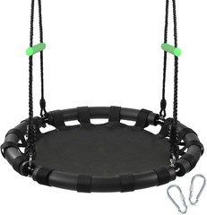 Tree Swing with PP Mat – Durable, Safe, and Easy to Install,Black Outdoor Sau…