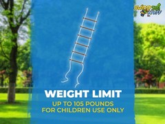 SWING SET STUFF 18″ ROPE LADDER climb fort wood children accessory outdoor 0114