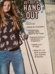 Swurfer Kick Stand Up Surfing Tree Swing Outdoor Swings for Kids Up to 150 Lb…