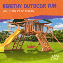 24″ Diameter Red Round Swing Supports up to 300 lbs Swing