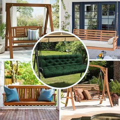 Porch Swing Cushions, Outdoor Swing Cushion for Patio Furniture, 2-3 Seater Repl