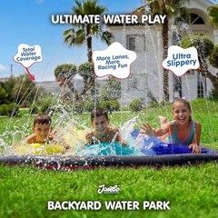 XL 20Ft Premium Slip and Slide with 3 Bodyboards, Heavy Duty Water Slide-