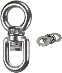 Heavy-Duty 360° Spring Swivel Bearing for Hammocks, Swings & Yoga Chairs
