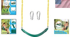 Versatile Green Swing Seat Replacement – 300 lb Capacity for Playgrounds