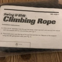 New Swing-N-Slide Climbing Rope – Discontinued Outdoor Gym Slide Play NIP