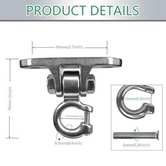 2 Swing Hardware Heavy Duty Swing Hangers Playground Porch Swing Sandbag Yoga