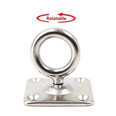 M8 Swivel Ceiling Mount Hook Heavy Duty 304 Stainless Steel for Yoga Swing Bo…