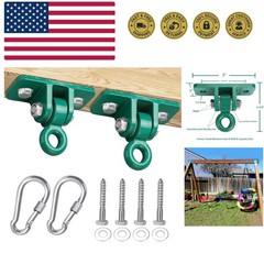 2400 lb Capacity Heavy Duty Swing Hangers for Wooden Sets Playground Porch In…