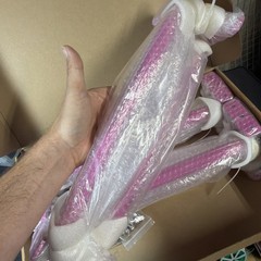 NEW! Espets 17 Inch Pink Metal Safety Handles Playground 6 Pack Monkey Bars USA!