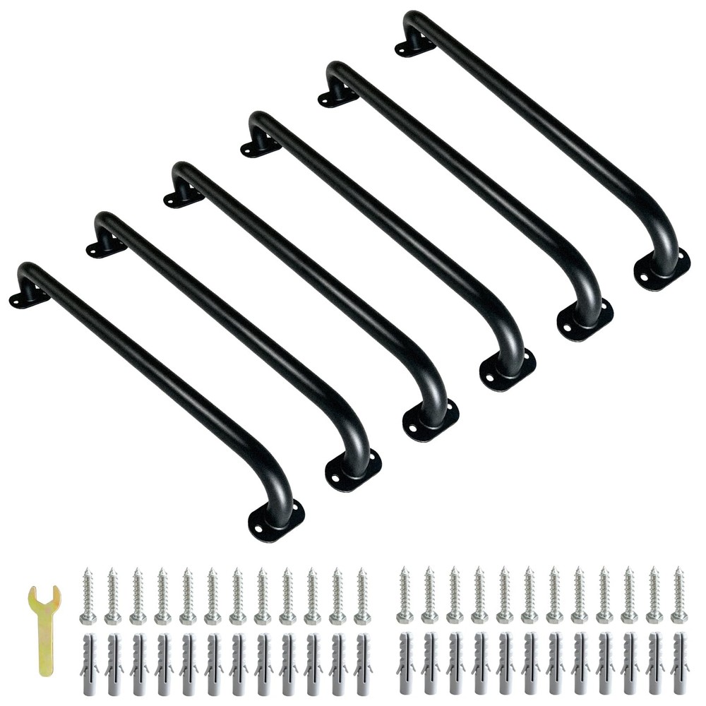 17 inch Metal Monkey Bars Indoor 6pcs Heavy Duty Playground Handles