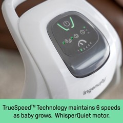 Ingenuity SimpleComfort Lightweight Compact 6-Speed Multi-Direction Baby Swi…