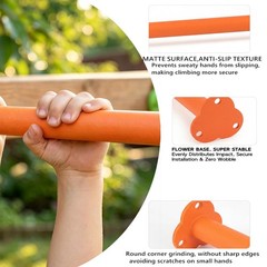 16.5 inch Monkey Bars Kit for Backyard Outdoor Indoor Ladder Rungs