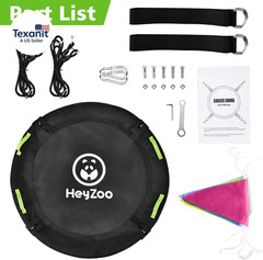 Tree Swing, 60 Inch Larger Saucer Swing for Whole Family, 900Lbs Weight Capacity