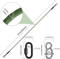 Adjustable 7.25ft Heavy Duty Rope for Tree Swings – Safety & Comfort Guaranteed