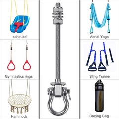 Heavy Duty Swing Hangers with Bearings – Set of 4 Stainless Steel 304