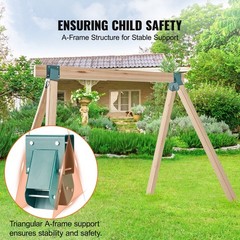 VEVOR 1-2-3 A-Frame 2 Brackets for Swing with All Mounting Hardware, Green