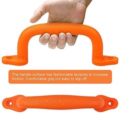 Set of 4 Safety Playground Handles,Swing Set Kids Safety Hand Orange-4pcs