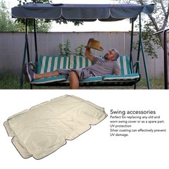 Outdoor Swing Canopy Porch Top Cover Proof for Patio Yard Chair (Beige), NOEN…