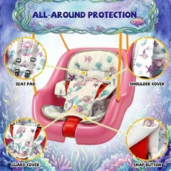 New Swing Seat Hanging Chair Outdoor Baby Toddler Kids Child Tree Play Children