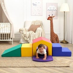 6PCS Soft Climbing Toys for Toddlers – Foam Climb & Crawl Play Set