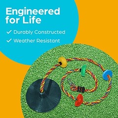 Rope Swing – Tree Climbing Ropes & Disc Swings for Red Disc/Rainbow Rope Swing