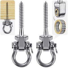 SELEWARE Heavy Duty Swing Hangers with Bearings, 2-Pack – Stainless Steel Porch