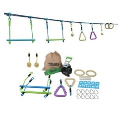 36ft. Ninja Adventure Kit, Slackline Obstacle Course and Outdoor Playground