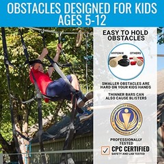 Hyponix Ninja Warrior Obstacle Course 2x60ft Slackline