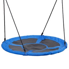 48″ Flying Saucer Web Circle Swing for Gift Playground Backyard Indoor/Outdoor