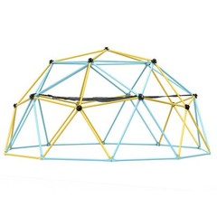 Climbing Dome for Kids 3 to 10 Years Old 10′ Geometric Dome Climber with Hammock