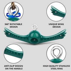 Swing Spins Set 360° Handle Twist-Spin Flips Toy – Slackline Attachments Acti…