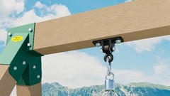 BETOOLL Heavy Duty Swing Hangers Set of 8 for Playground Porch Yoga Seat
