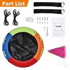 Tree Swing, Saucer Swing, 40 inch 900lbs Weight Capacity, with 40 Inch