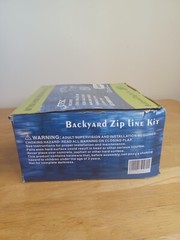 Backyard Zip Line Kit 60 Foot Zip Line Kit for Kids and Adult Less Then 250lb