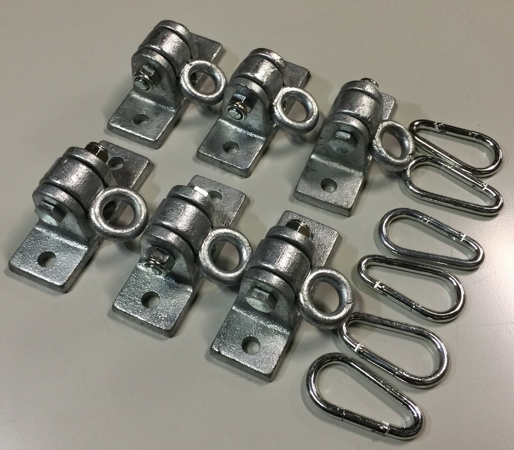 Swingset swing hangers,ductile swing hangers, playground iron.hardware kit,2H,6