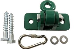 Pack of 2 2400 lb Capacity Heavy Duty Swing Hanger Green Betooll W/ Screws/Wash