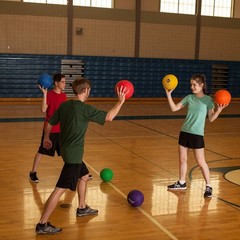 8.5″ Playground Ball Set – Two-Ply, Nylon Wound, 6 Color Variety for Outdoor Fun