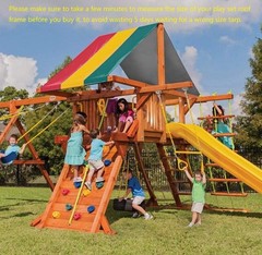 MOFEEZ 52” x 90” Swing Set Replacement Canopy Tarp PVC UV Waterproof