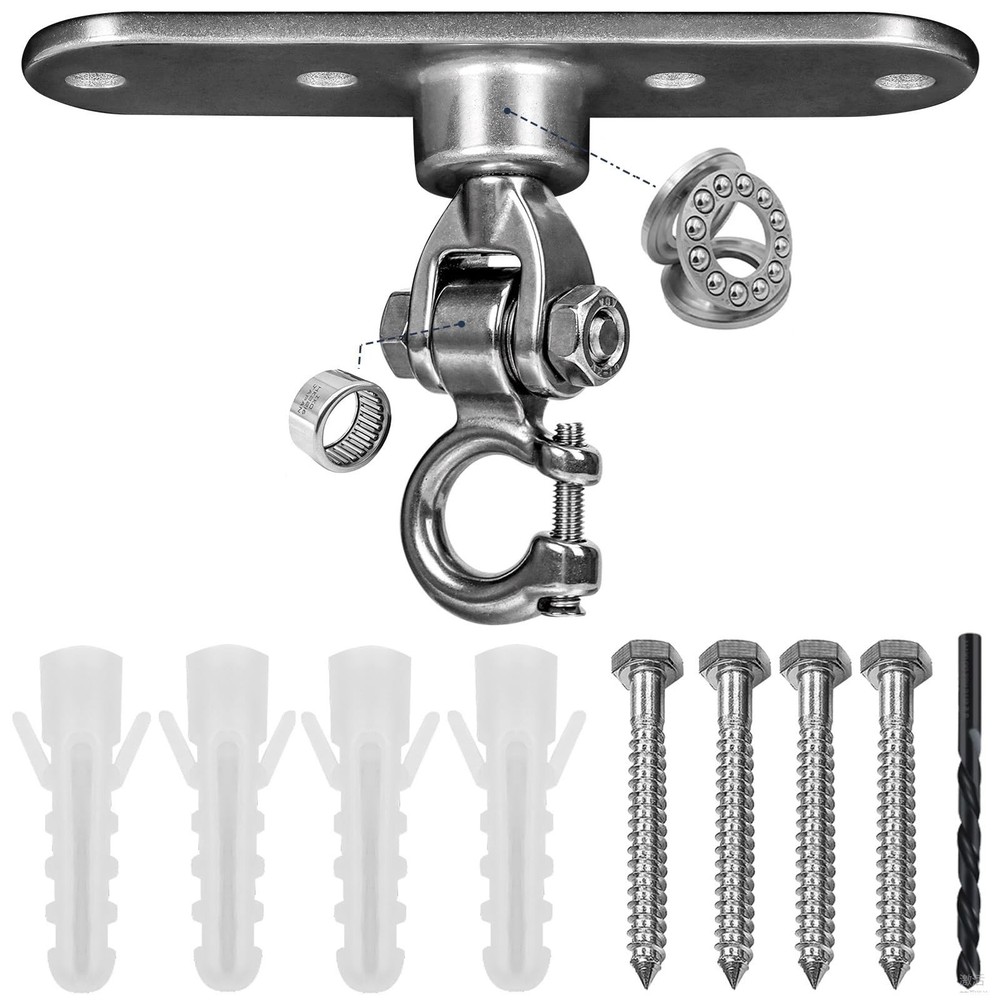 Heavy Duty Swing Hanger Smooth Operation 180° & 360° Swivel Bearings 1
