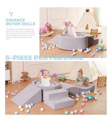 Foam Climbing Blocks with Ball Pit Designed for Toddlers Aged 1-3 -Great for …