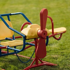 Lifetime Airplane Teeter Totter Ace Flyer 151110 Primary Color Double Play