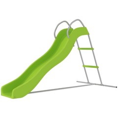5.7FT Outdoor Slide for Kids 3-8 Year Climbing Step Ladder, Playground Equipment