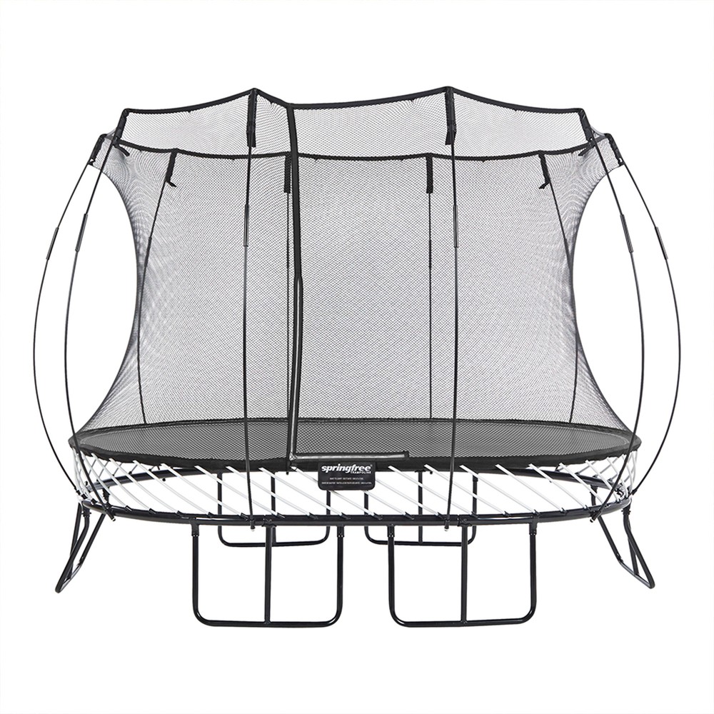 Springfree Trampoline Kids Outdoor Medium Oval 8 x 11′ Trampoline with Enclosure