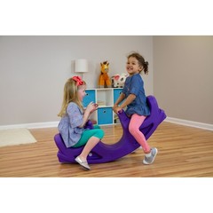 Rock & Roll Teeter Totter Indoor Outdoor Toy Two Sided Fun Kids 2-5 Years New