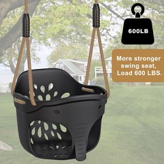 Heavy Duty High Back Full Bucket Toddler Swing Seat, Toddler Bucket Swing with L