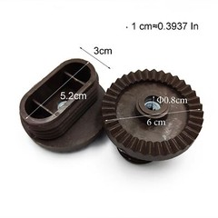 2PCS/CTN PVC Canopy Garden Swing Plastic Fittings (Type 2) to Attach Canopy F…