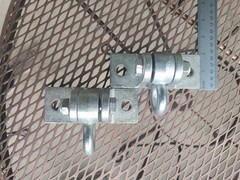 Heavy Duty Swing Hangers – One Pair Galvanized Steel Mounts for Wooden Beams