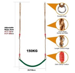 2 piece lot – SUNCITY Swing Set – Seat Swing w/Tree Climbing Rope Swing