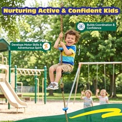 Connectable Tree 2 Pack Connectable Swing (2 Green Large + 2 Blue Small Disc)